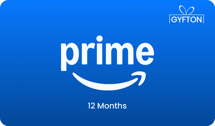 Amazon Prime Voucher-12 months
