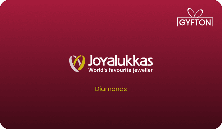 Joyalukkas Diamond gift card - Buy online at Gyfton