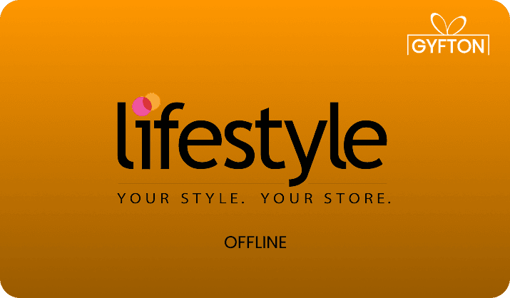 Lifestyle Instore gift card - Buy online at Gyfton