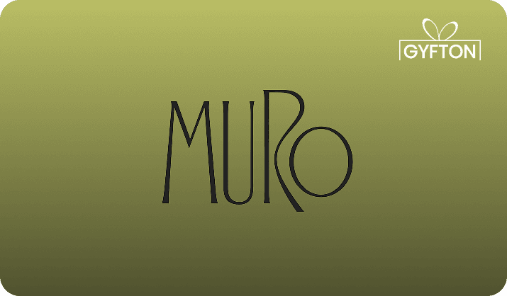 Muro QC gift card - Buy online at Gyfton