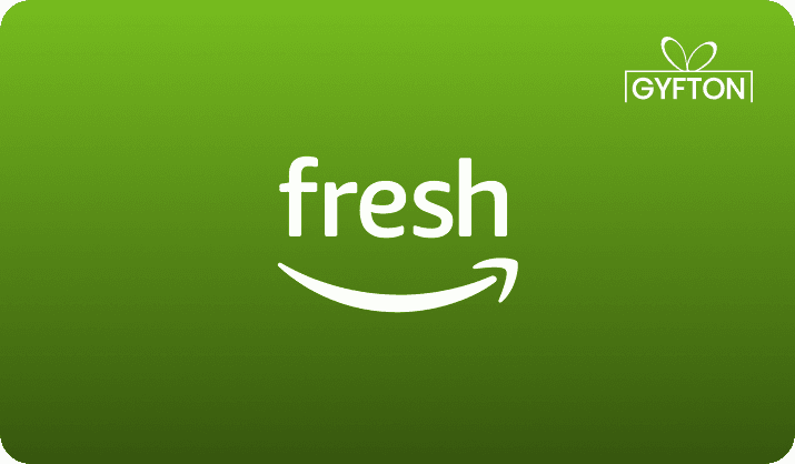 Amazon Fresh gift card - Buy online at Gyfton