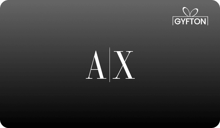Armani Exchange gift card - Buy online at Gyfton