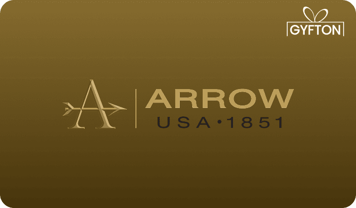 Arrow gift card - Buy online at Gyfton