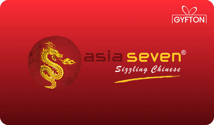 Asia Seven Express gift card - Buy online at Gyfton