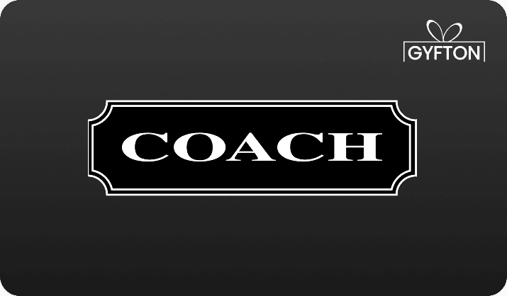 Coach gift card - Buy online at Gyfton