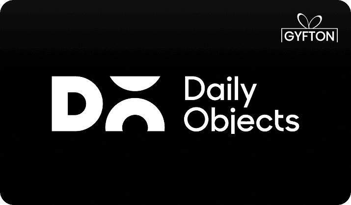 DailyObjects gift card - Buy online at Gyfton