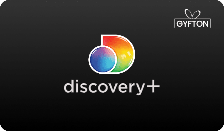 Discovery Plus gift card - Buy online at Gyfton