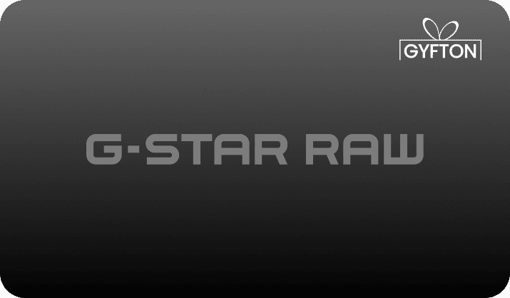 G-STAR RAW-Luxe gift card - Buy online at Gyfton