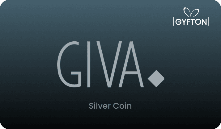 Giva Silver Coin gift card - Buy online at Gyfton