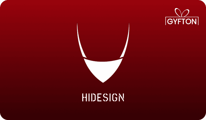 Hidesign gift card - Buy online at Gyfton