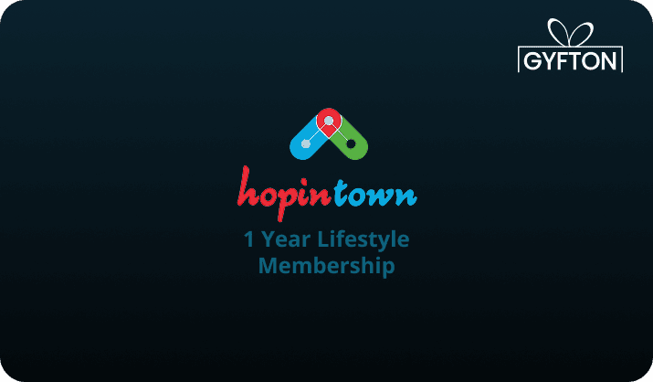 HopInTown PLUS 1 Year plan gift card - Buy online at Gyfton