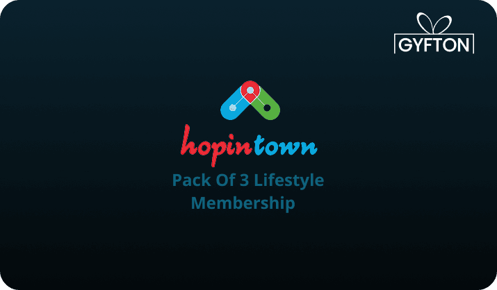 HopInTown PLUS  3 Years plan gift card - Buy online at Gyfton