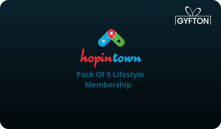 HopInTown PLUS  5 Years plan gift card - Buy online at Gyfton