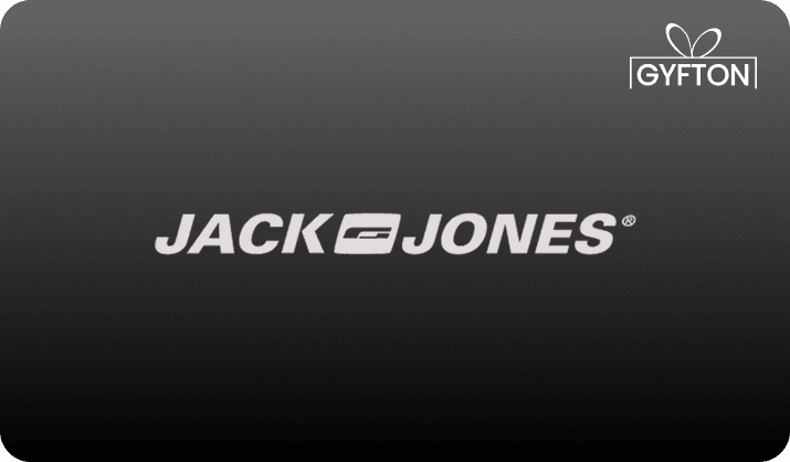 JACK & JONES gift card - Buy online at Gyfton