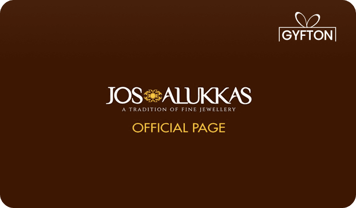 Jos Alukkas Coin gift card - Buy online at Gyfton