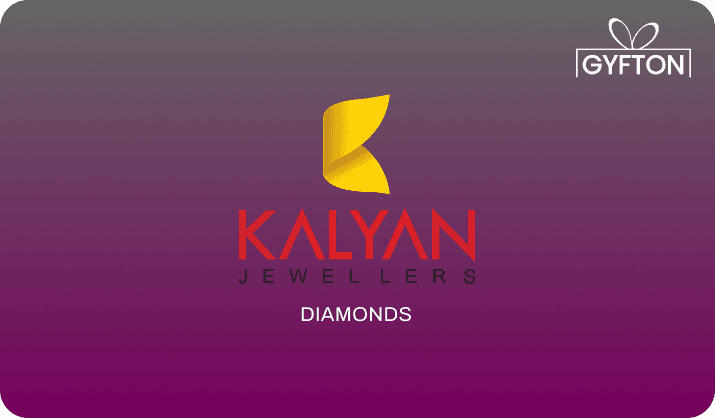 Kalyan Diamond gift card - Buy online at Gyfton