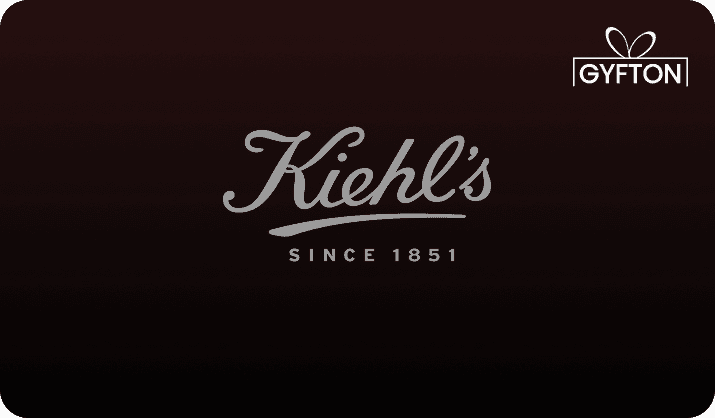 Kiehls gift card - Buy online at Gyfton