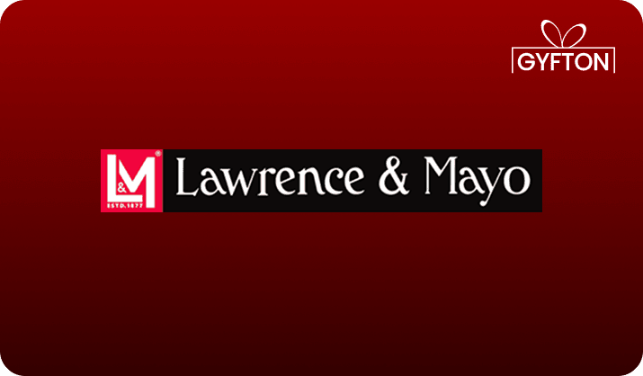 Lawrence And Mayo gift card - Buy online at Gyfton