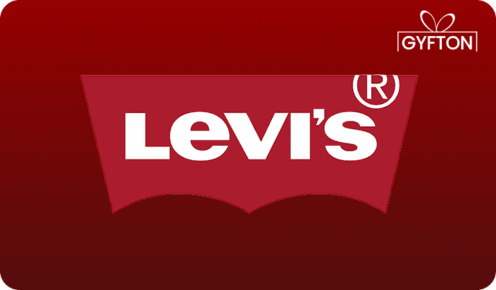 Levi's gift card - Buy online at Gyfton