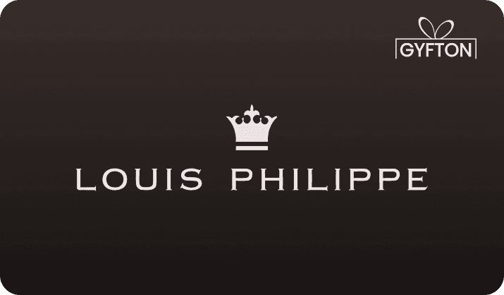 Louis Philippe gift card - Buy online at Gyfton