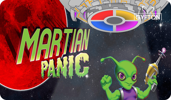 Martian Panic gift card - Buy online at Gyfton