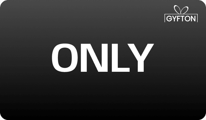 ONLY gift card - Buy online at Gyfton