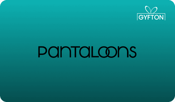 Pantaloons gift card - Buy online at Gyfton