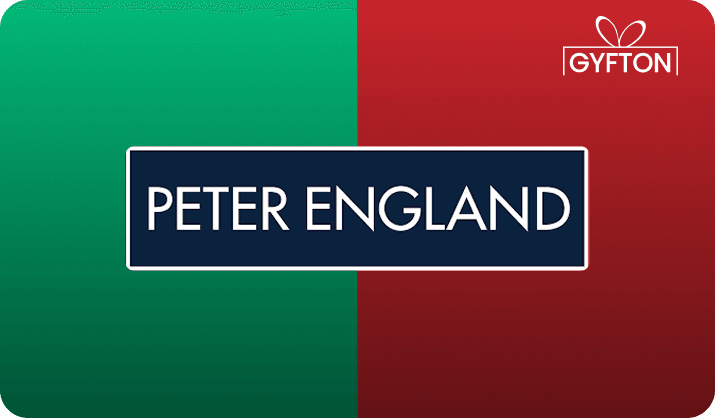 Peter England gift card - Buy online at Gyfton