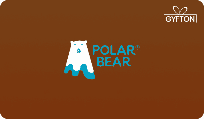 Polar Bear gift card - Buy online at Gyfton
