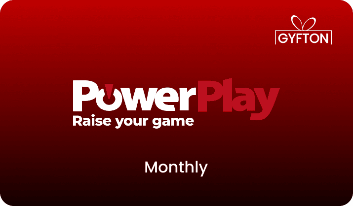 Power Play gift card - Buy online at Gyfton