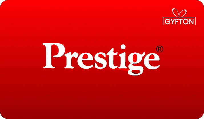 Prestige gift card - Buy online at Gyfton