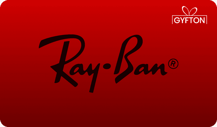 Ray Ban gift card - Buy online at Gyfton