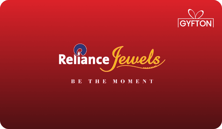 Reliance Jewels gift card - Buy online at Gyfton