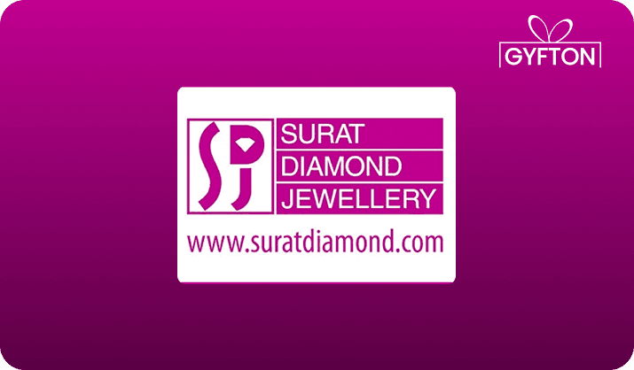 Surat Diamonds gift card - Buy online at Gyfton