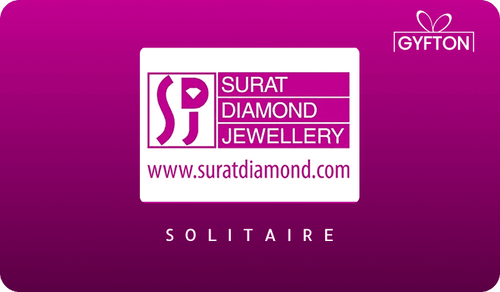 Surat Diamonds Solitaire gift card - Buy online at Gyfton