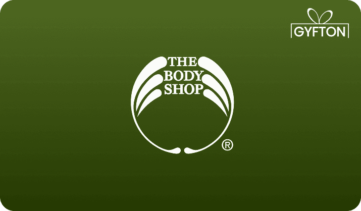The Body Shop gift card - Buy online at Gyfton