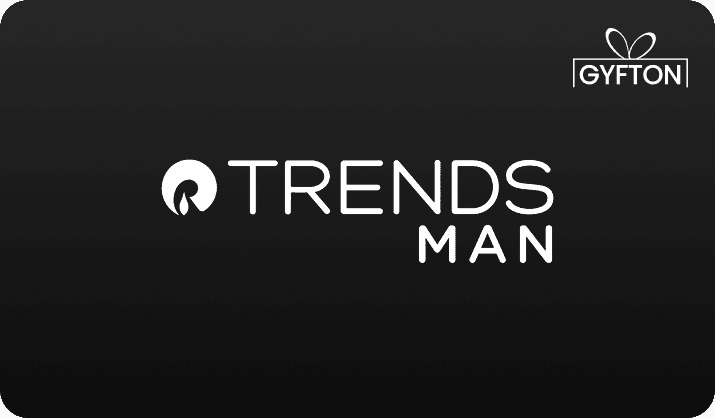 Trends Man gift card - Buy online at Gyfton