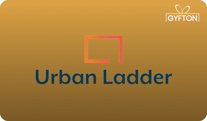 Urban Ladder gift card - Buy online at Gyfton