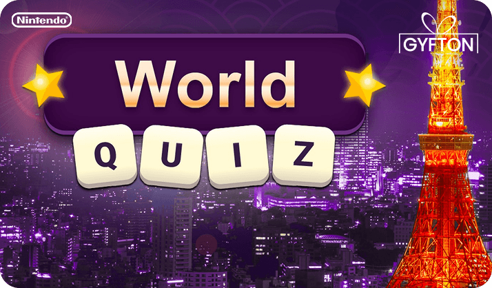 World Quiz gift card - Buy online at Gyfton