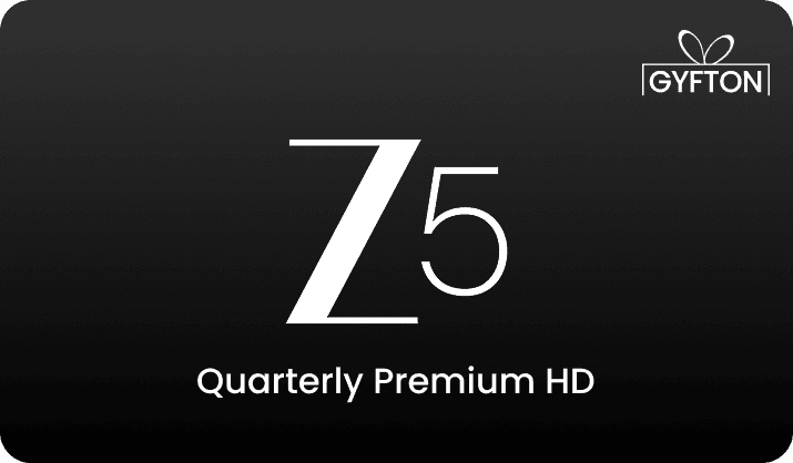 Zee5 Quarterly Premium HD Pack gift card - Buy online at Gyfton