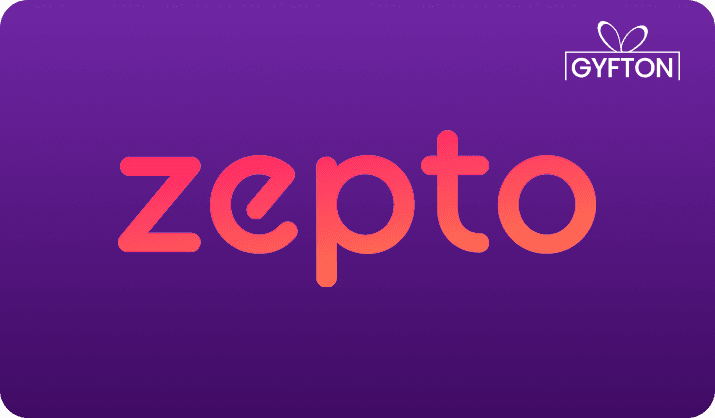 Zepto gift card - Buy online at Gyfton
